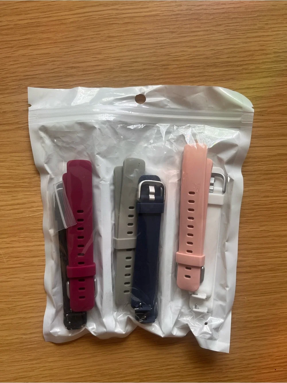 Replaceable Silicon Watchbands Neutral and Pink (6 Lot) NWOT